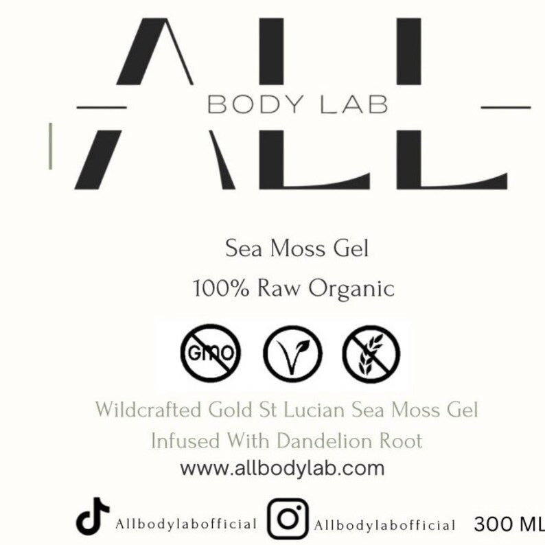 Dandelion Sea Moss Gel
