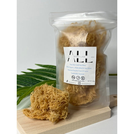 Wildcrafted St. Lucian Dry Sea Moss (100g+)